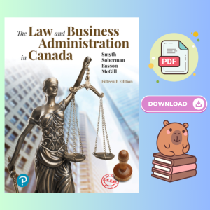 The Law and Business Administration in Canada 15th Edition