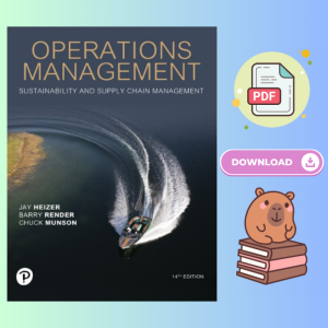 Operations Management Sustainability and Supply Chain Management 14th Edition